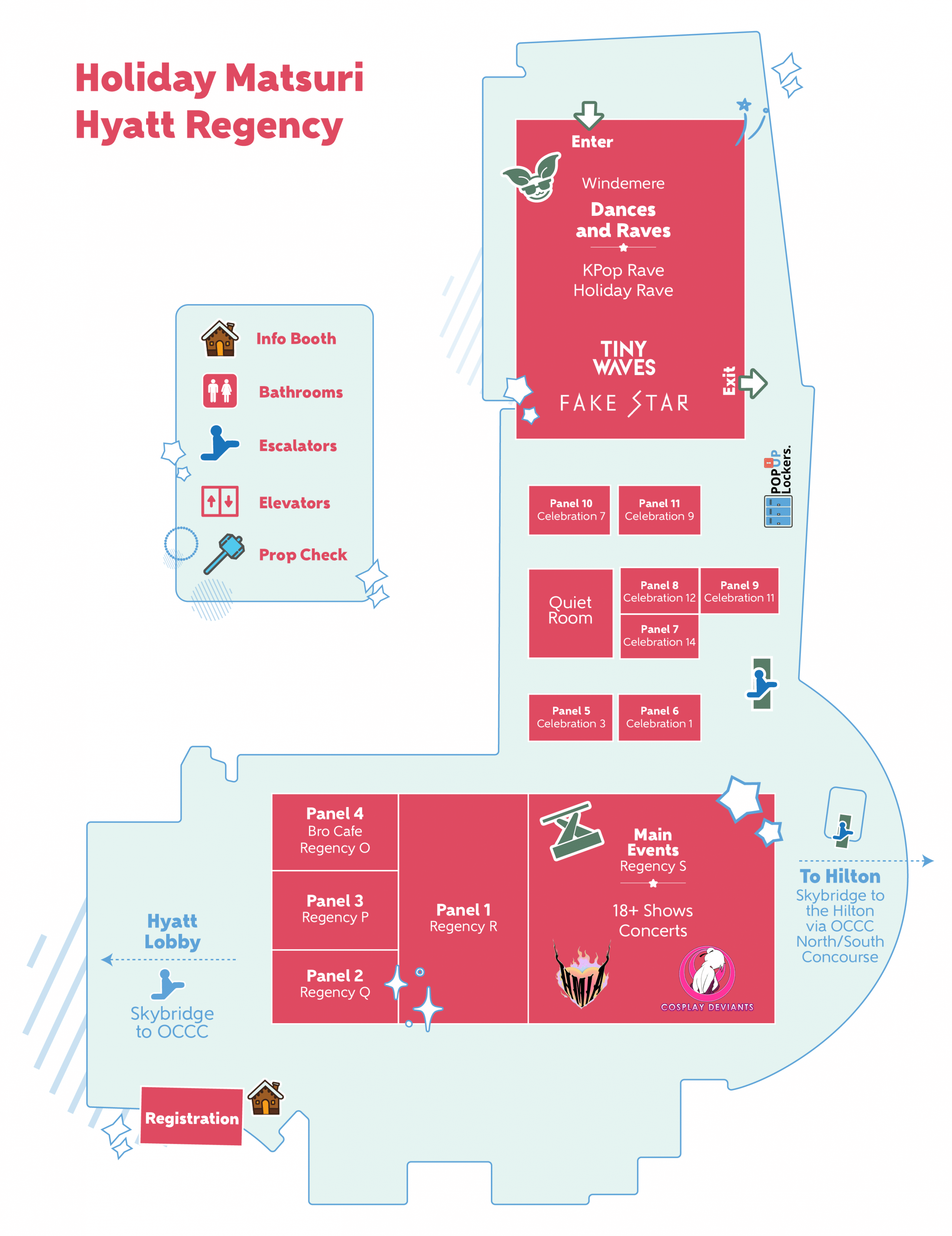 Hours & Maps Holiday Matsuri