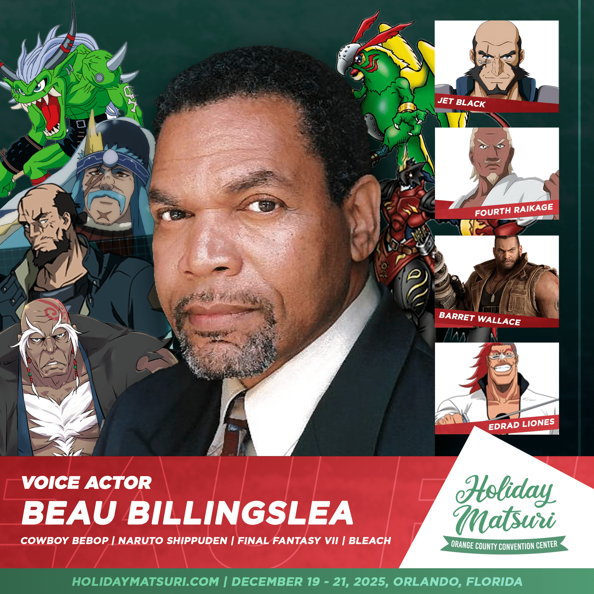 Beau Billingslea2 | Holiday Matsuri 2025 Anime Convention