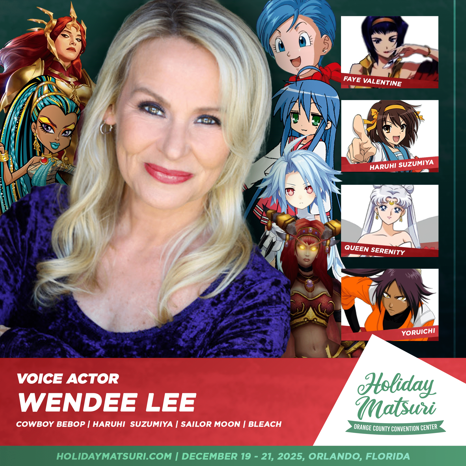 Wendee Lee 3 | Holiday Matsuri 2025 Anime Convention