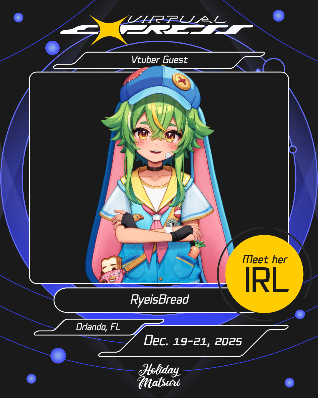 Ryeisbread | Holiday Matsuri 2025 Anime Convention