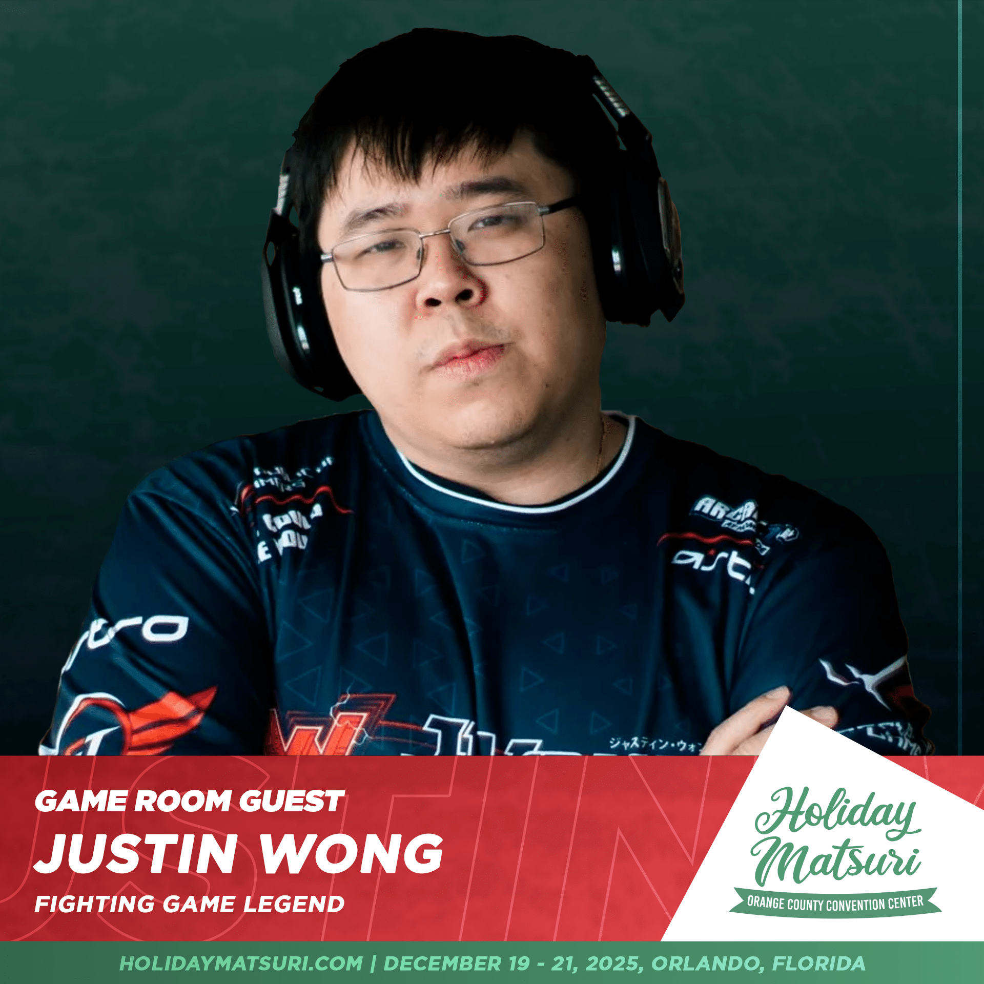 Justin Wong Announcement | Holiday Matsuri 2025 Anime Convention